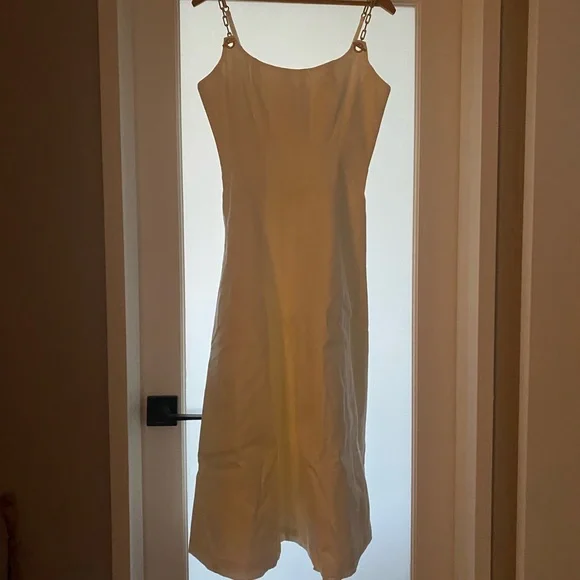 Cult Gaia Cream Midi Sundress Spaghetti Strap - Picture 7 of 7